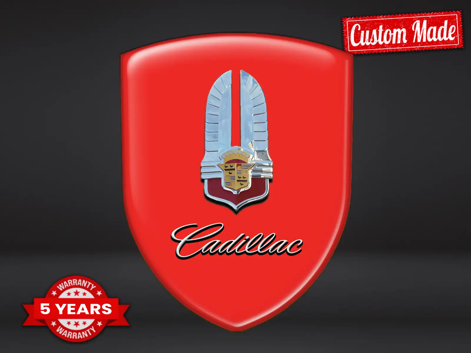 Cadillac Logotipos Silicona Auto Estilo Estrella Personalizable